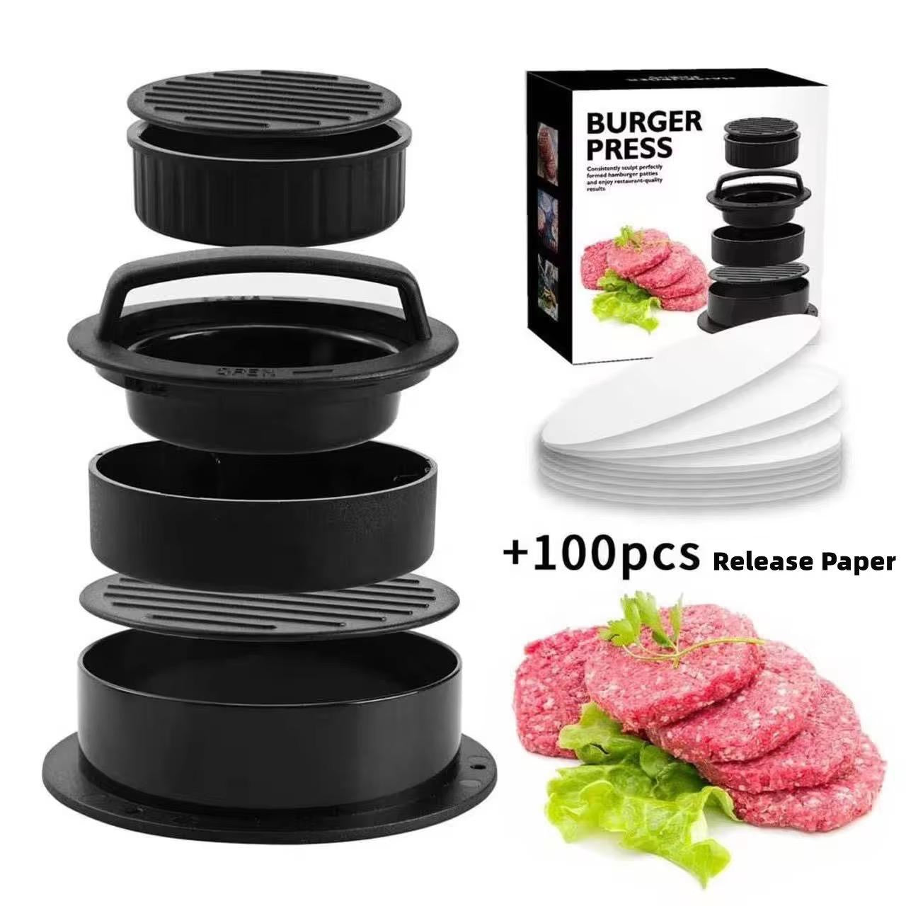 BBQ Hamburger Patty Press Kitchen Mold Tool