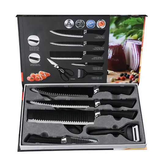 Non Stick Kitchen Knives Set