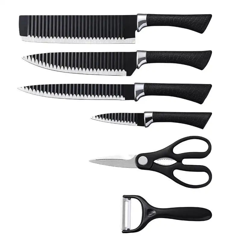 Non Stick Kitchen Knives Set