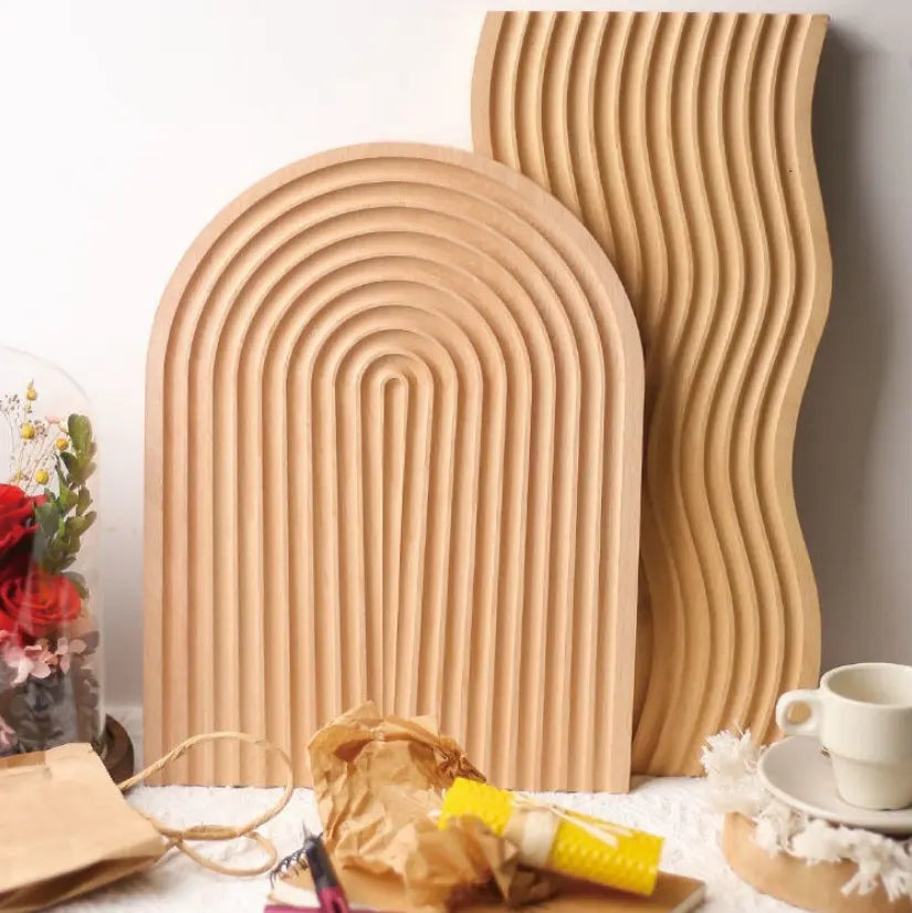 Ripple Beech Wooden Serving Trays