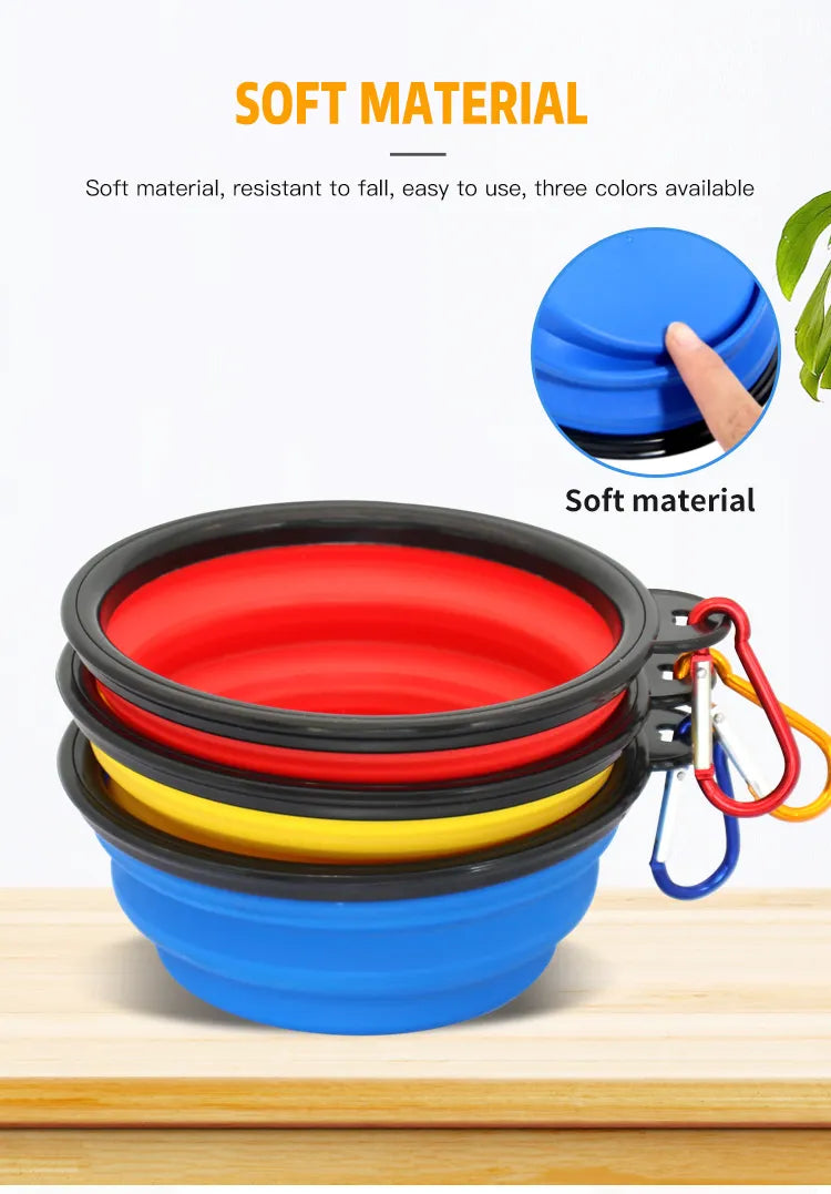 Foldable Silicone Feeding Bowl