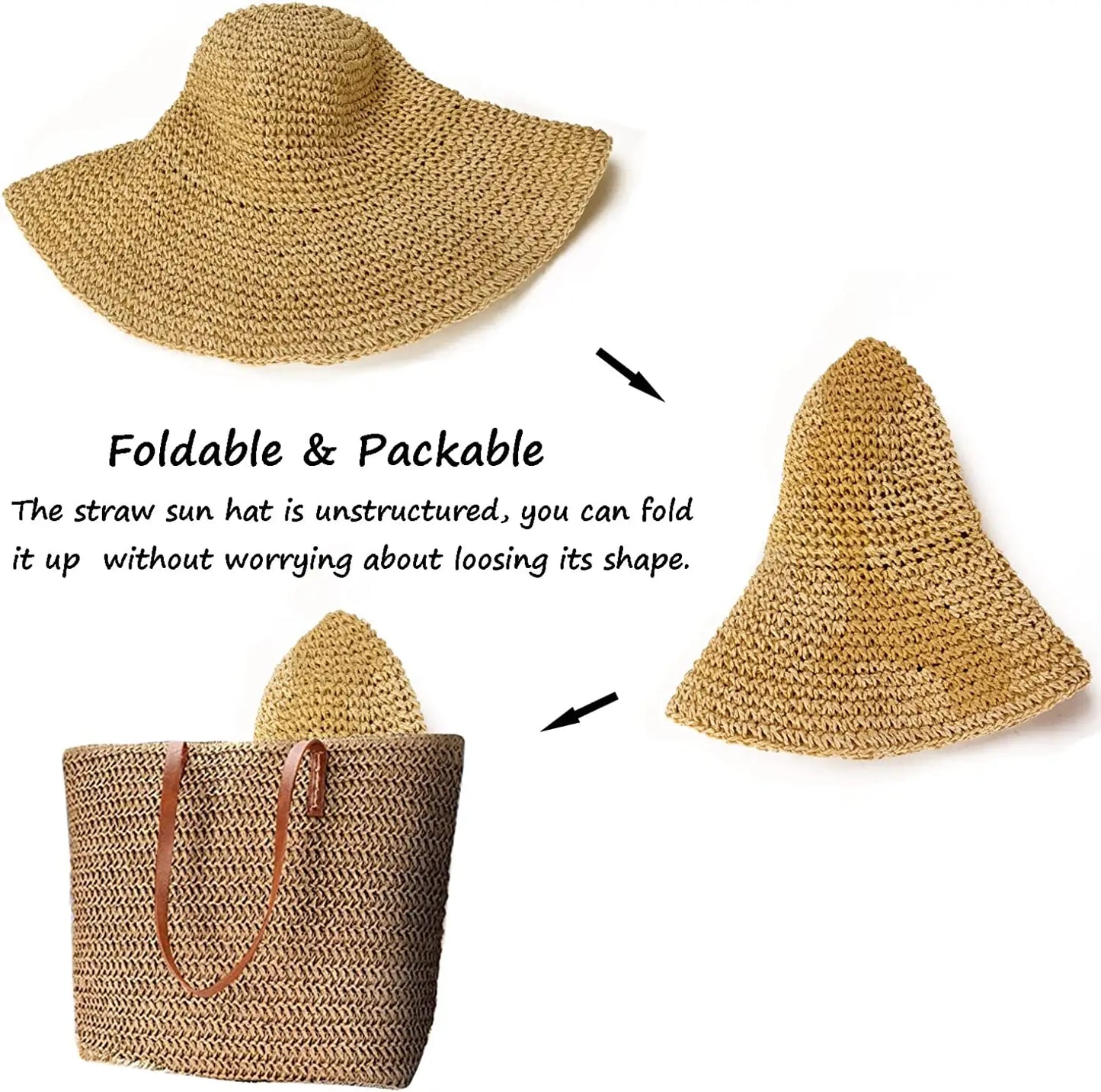 Braided Soft Straw Hat