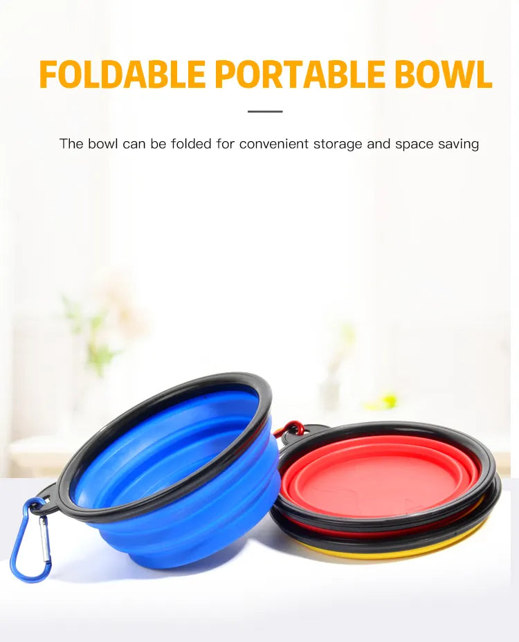 Foldable Silicone Feeding Bowl